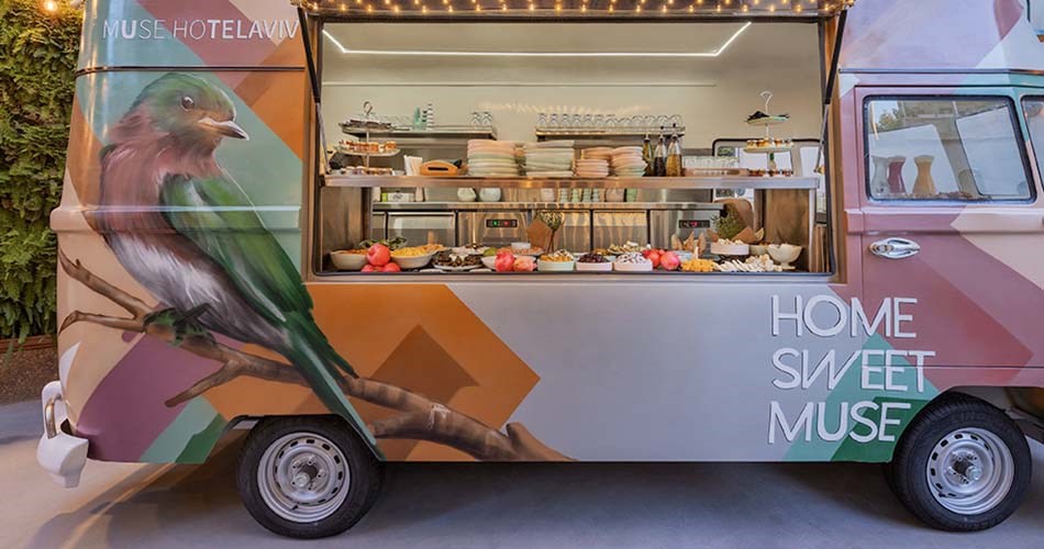  Muse Hotel Tel Aviv - food truck